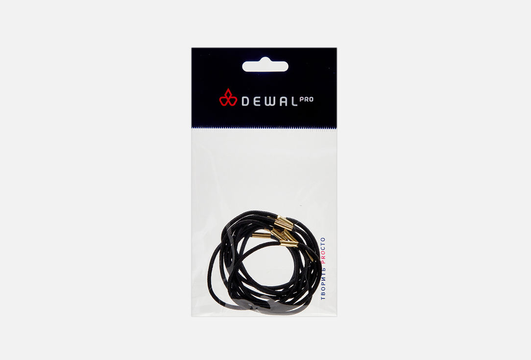 Изображение товара Резинки для волос Dewal midi black