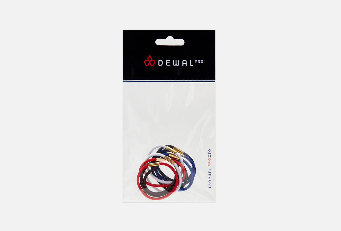 Изображение товара цветные Резинки для волос Dewal mini