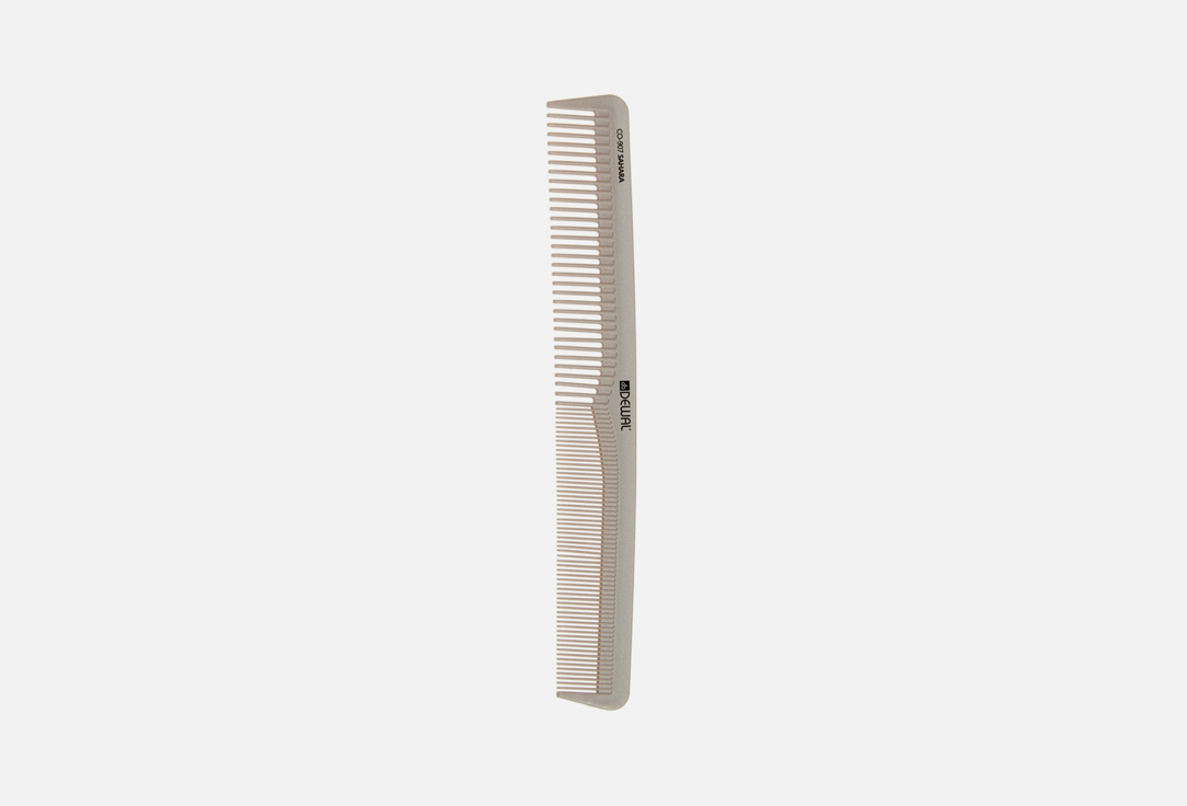 комбинированная Расческа для волос DEWAL PROFESSIONAL SAHARA beige 17,5сm 1 шт