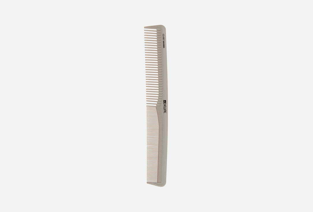 комбинированная Расческа для волос DEWAL PROFESSIONAL SAHARA beige 17,5сm 1 шт