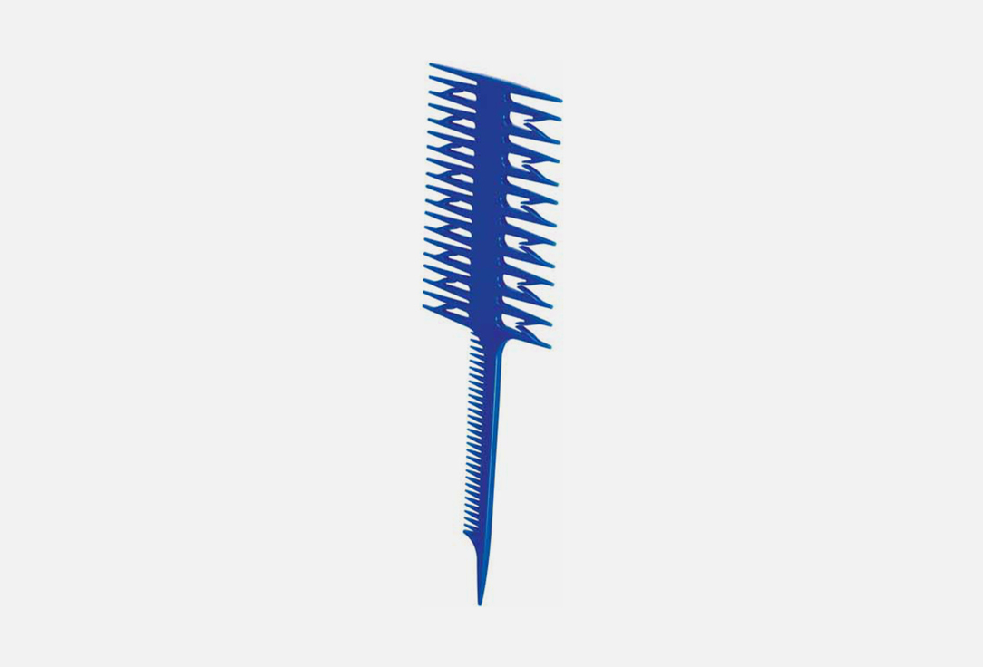 Расческа для мелирования волос DEWAL PROFESSIONAL Blue 21.5cm 1 шт