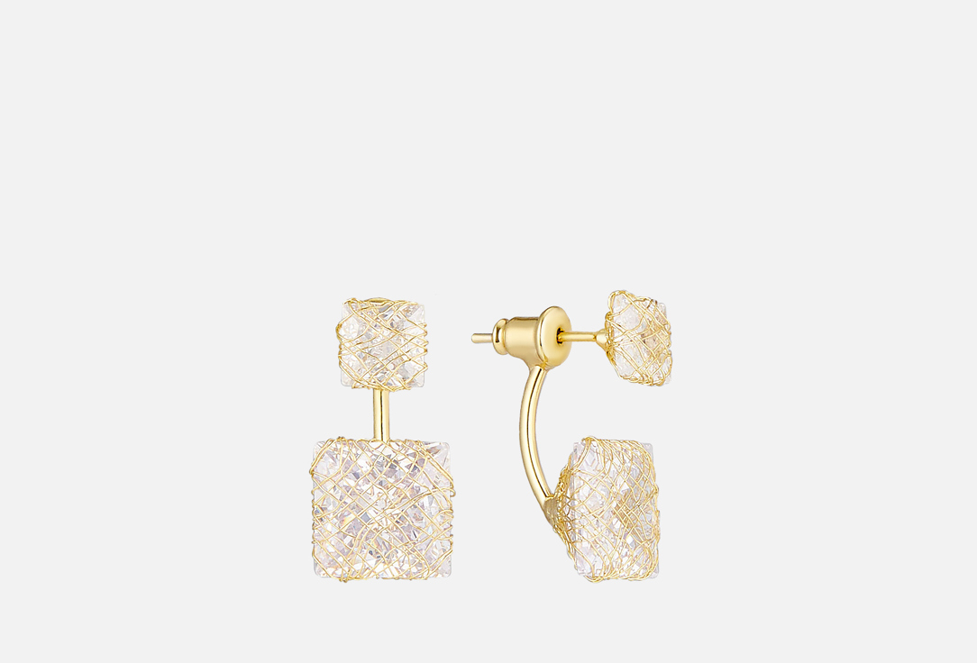 Изображение товара Серьги БИ-ЖУ earrings WIRE TWO с фианитами