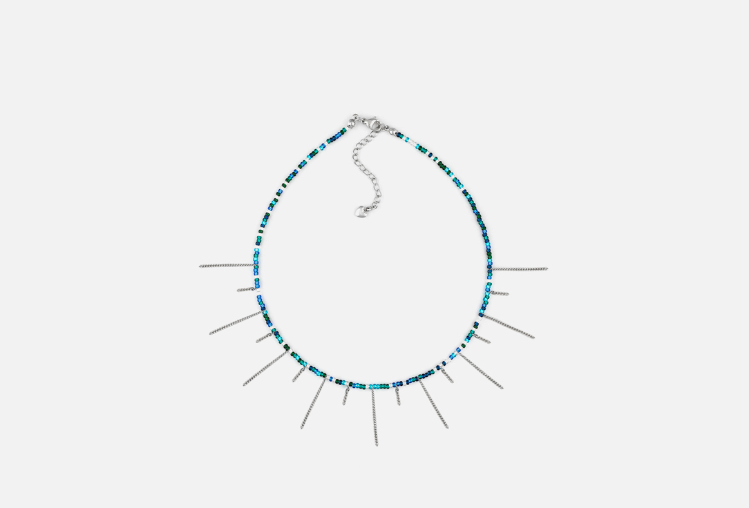 

Чокер из бисера HIGHER-AURA, Beaded choker around the neck with a chain 1 шт