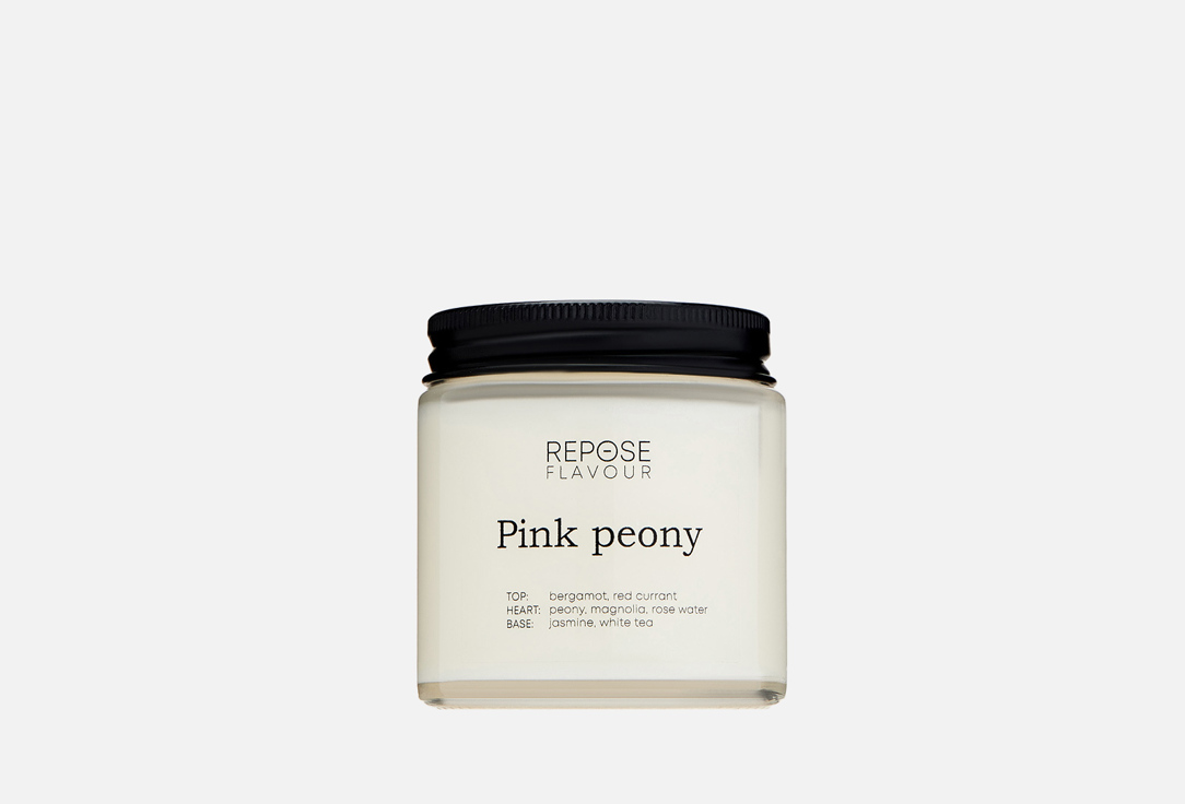 Свеча ароматическая REPOSE Pink peony 110 мл свеча ароматическая repose pink peony 120 мл
