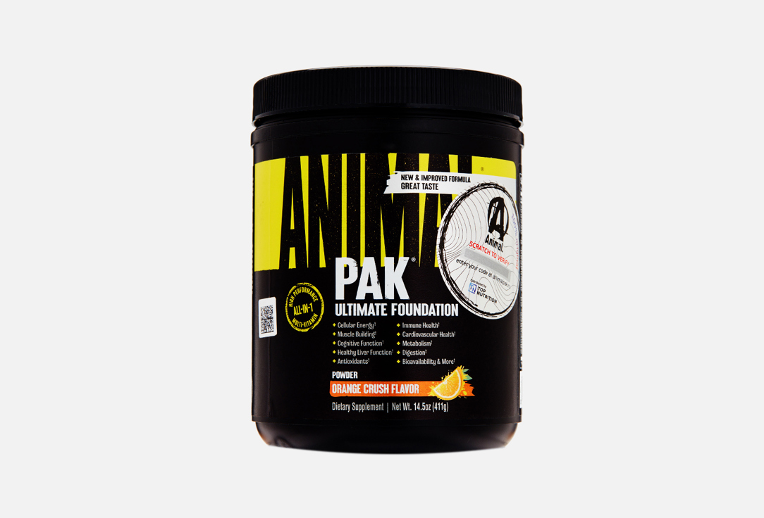 Изображение товара Постренеровочный комплекс Animal Pak Powder Апельсиновый взрыв в порошке