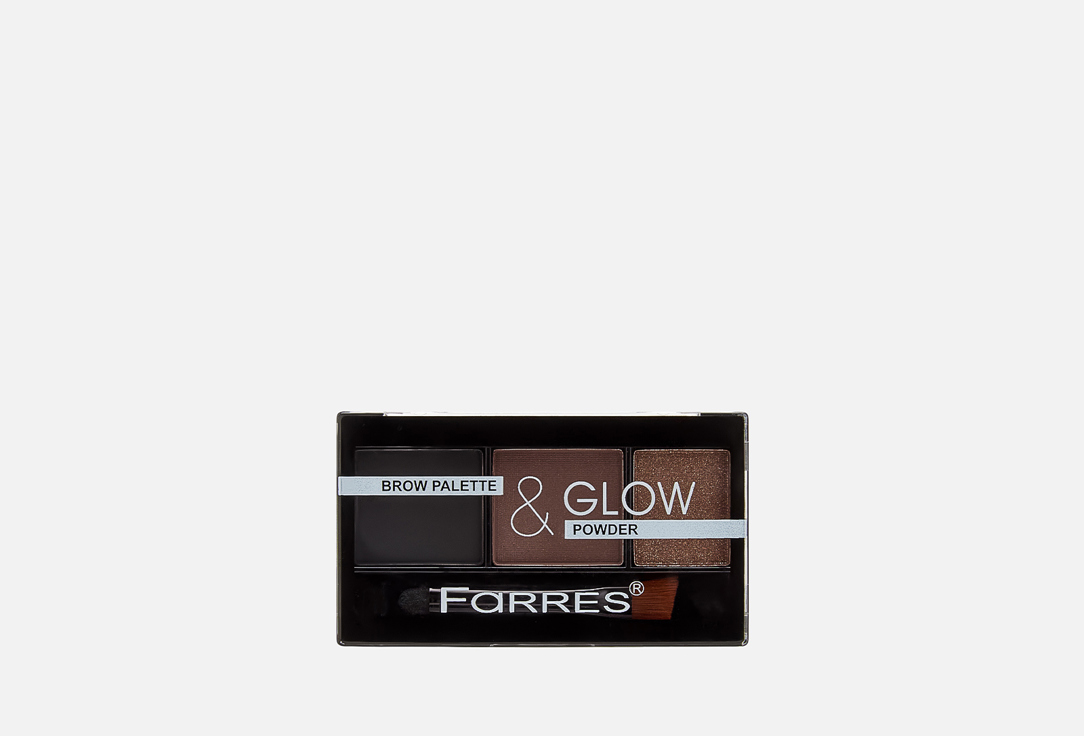Brow glow eyebrow shadow 3 colors 32 г 294₽