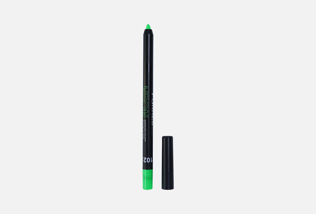 Гелевый карандаш для глаз FARRES Gel fluorescent eyeliner neon 102, Салатовый