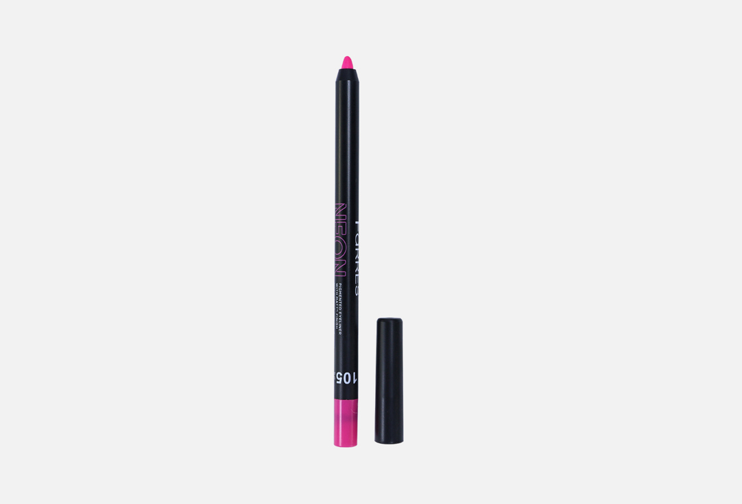 Гелевый карандаш для глаз FARRES Gel fluorescent eyeliner neon 105, Розовая барби