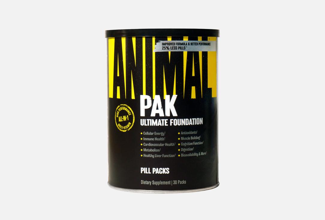 Изображение товара Мультивитаминный комплекс Animal Pak для энергии и роста мышц, 60 таблеток