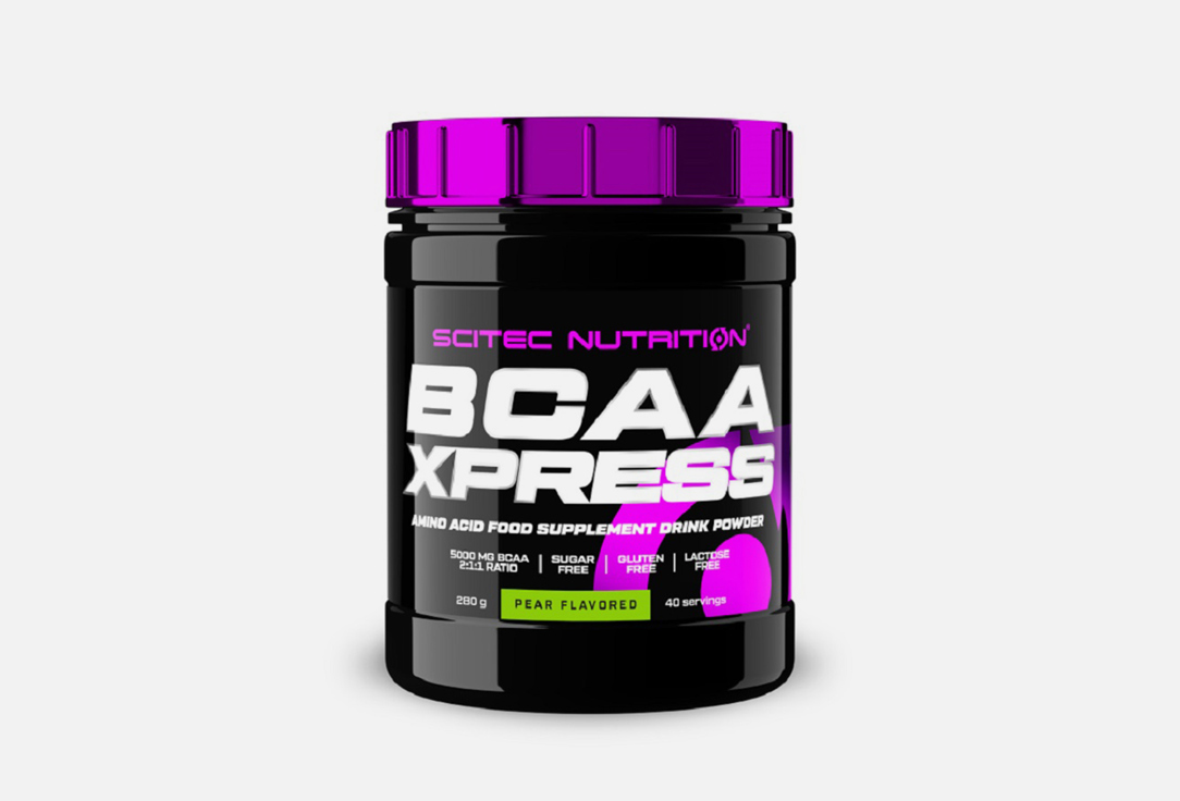 Аминокислоты SCITEC NUTRITION BCAA Xpress груша в порошке 280 г scitec nutrition caffeine 100 капс