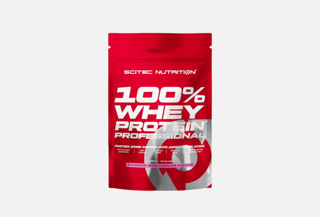 

Протеин SCITEC NUTRITION, Whey Protein Professional клубника-белый шоколад в порошке 1000 г