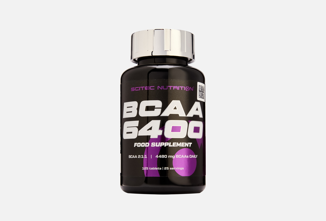

BCAA SCITEC NUTRITION, 6400 мг в таблетках 125 шт
