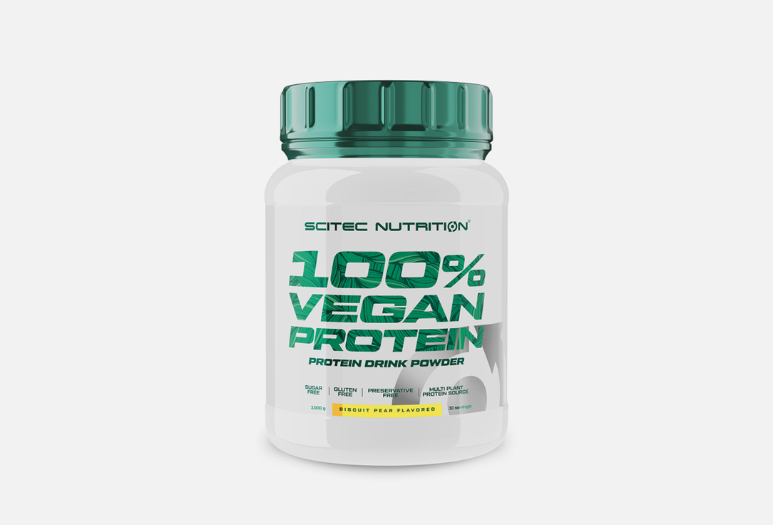 Протеин SCITEC NUTRITION Vegan Груша-Бисквит в порошке 1000 г