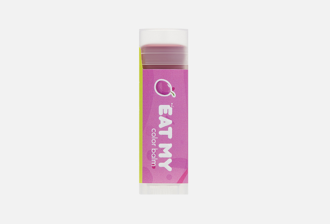 Изображение товара Оттеночный бальзам для губ EAT MY color balm с маслом миндаля и ароматом сливы