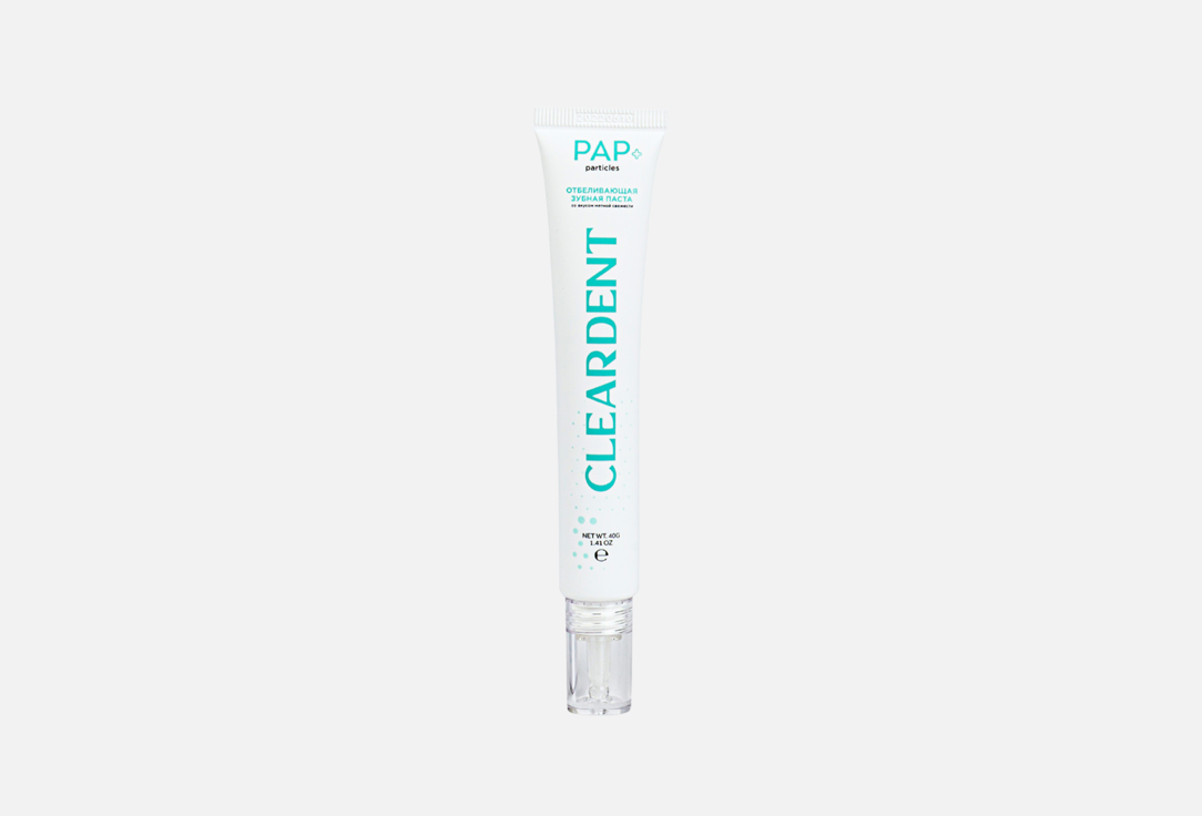 

Отбеливающая зубная паста CLEARDENT, PAP + 50 г