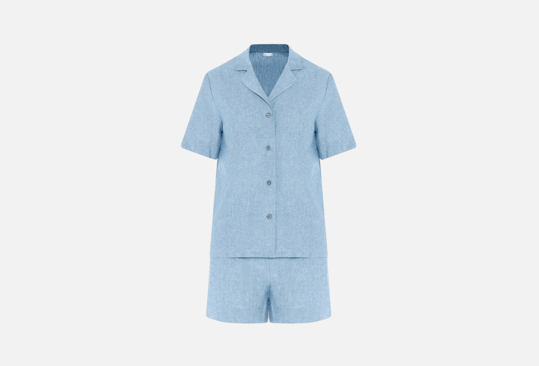 Комплект рубашка и шорты comfortlee Mist blue-gray Blue-gray