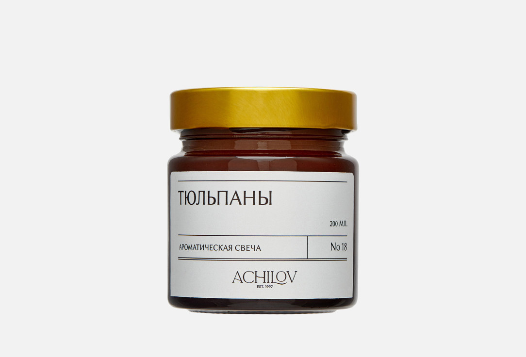 Изображение товара Аромасвеча Achilov Тюльпаны 40 часов время горения натуральный соевый воск