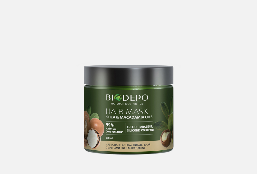 Питательная Маска для волос  BIODEPO с маслами ши и макадании  