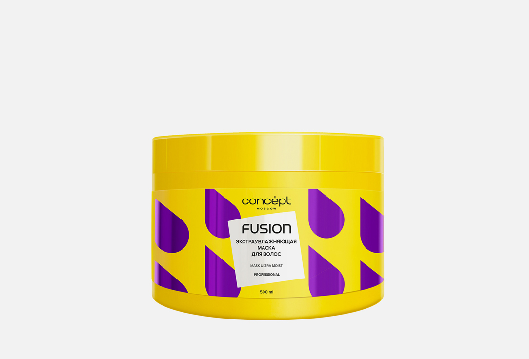 Увлажняющая Маска для волос CONCEPT FUSION Ultra Moist 500 мл шампунь concept fusion увлажняющий ultra moist 1000 мл