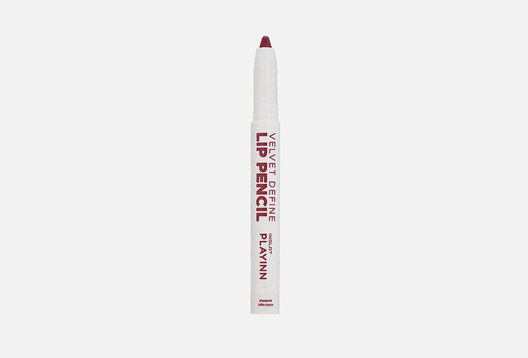 Карандаш для губ Inglot Lip pencil velvet define 66, Muted berry