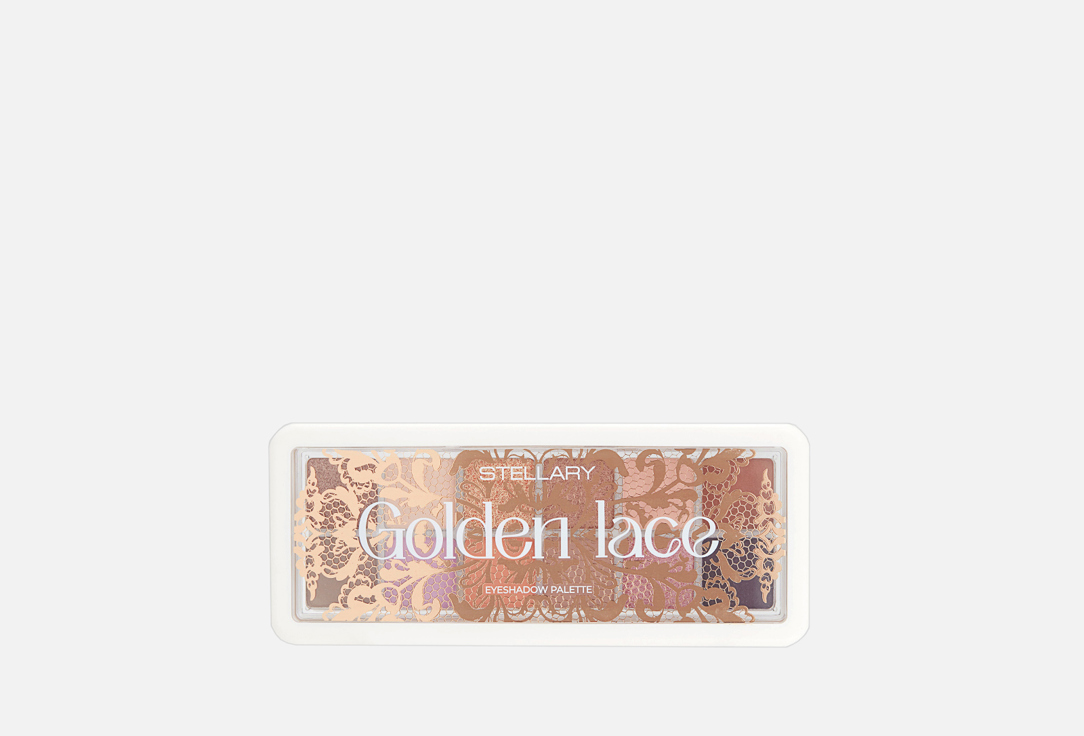 

Палетка теней для век STELLARY, Eyeshadow palette Golden Lace 11.5 г