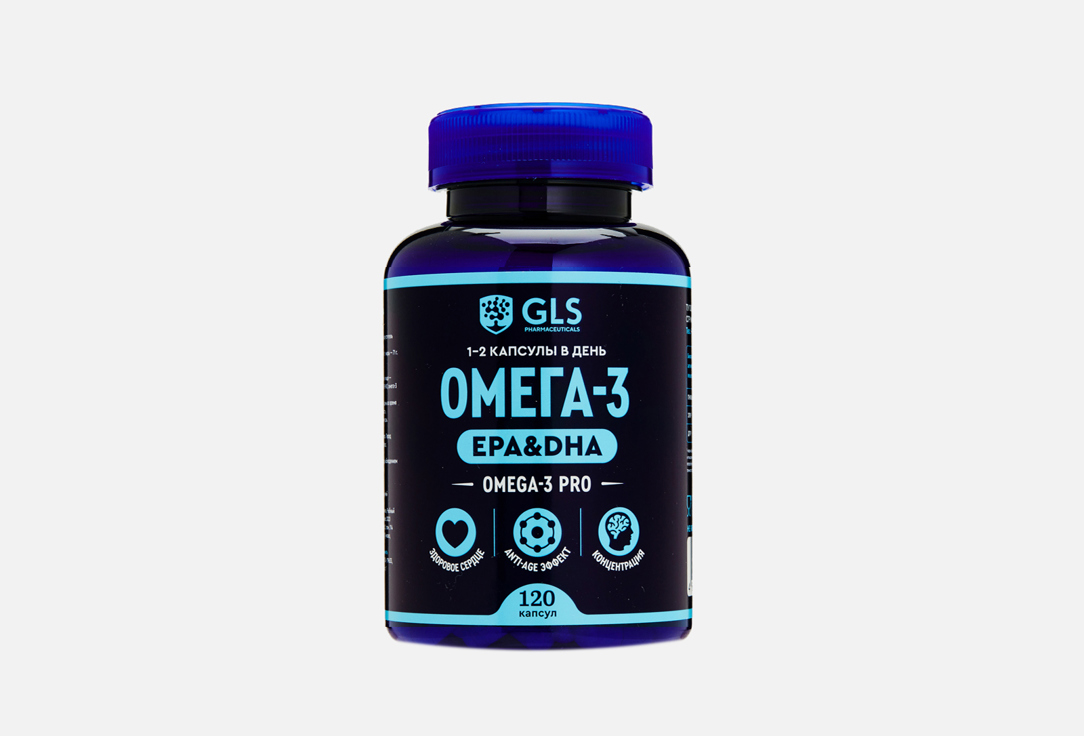 БАД для коррекции фигуры GLS Омега-3 450 мг в капсулах 120 шт