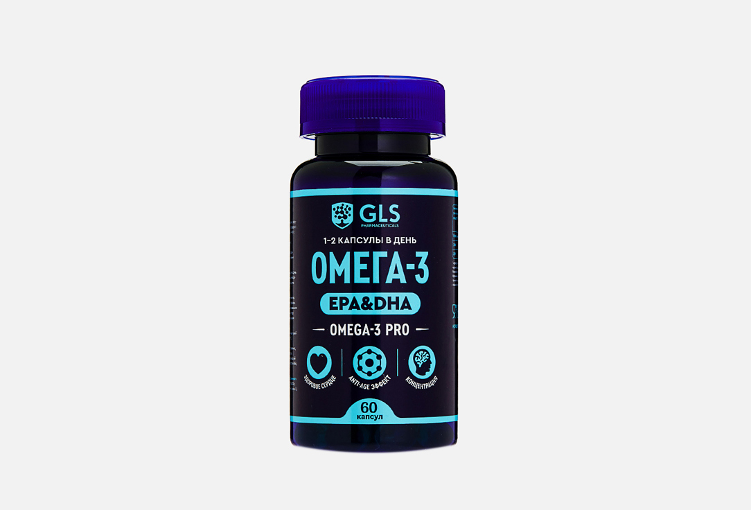 БАД для коррекции фигуры GLS Омега-3 450 мг в капсулах 60 шт