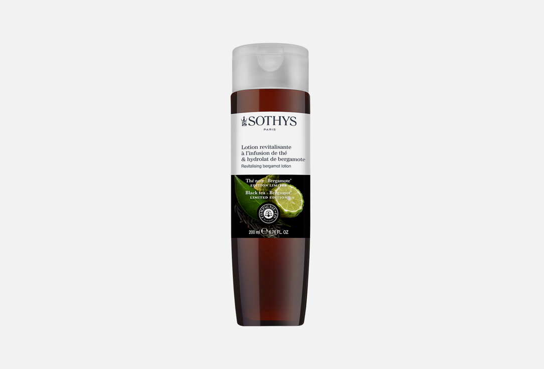 Ревитализирующий лосьон-тоник для лица Sothys tea infusion and bergamot 