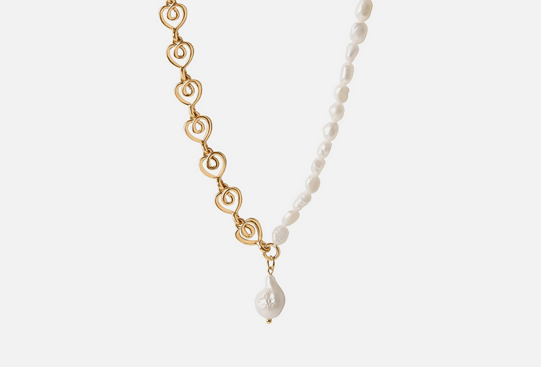 

Колье с жемчугом BE WHY NOT, Из бижутерного сплава 1 шт