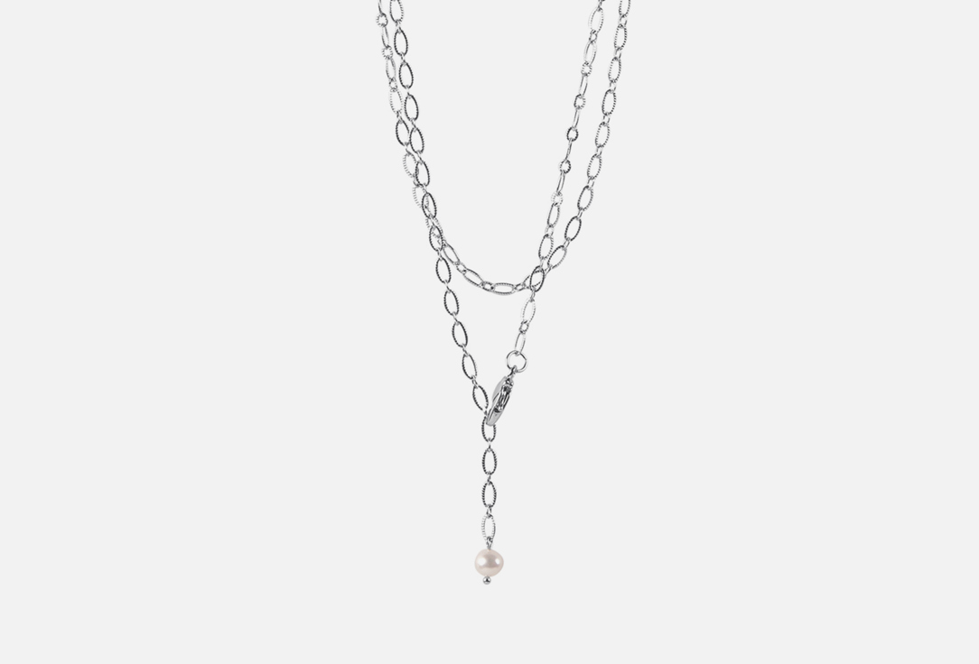 Изображение товара Колье из бижутерного сплава Be why not с покрытием родирование