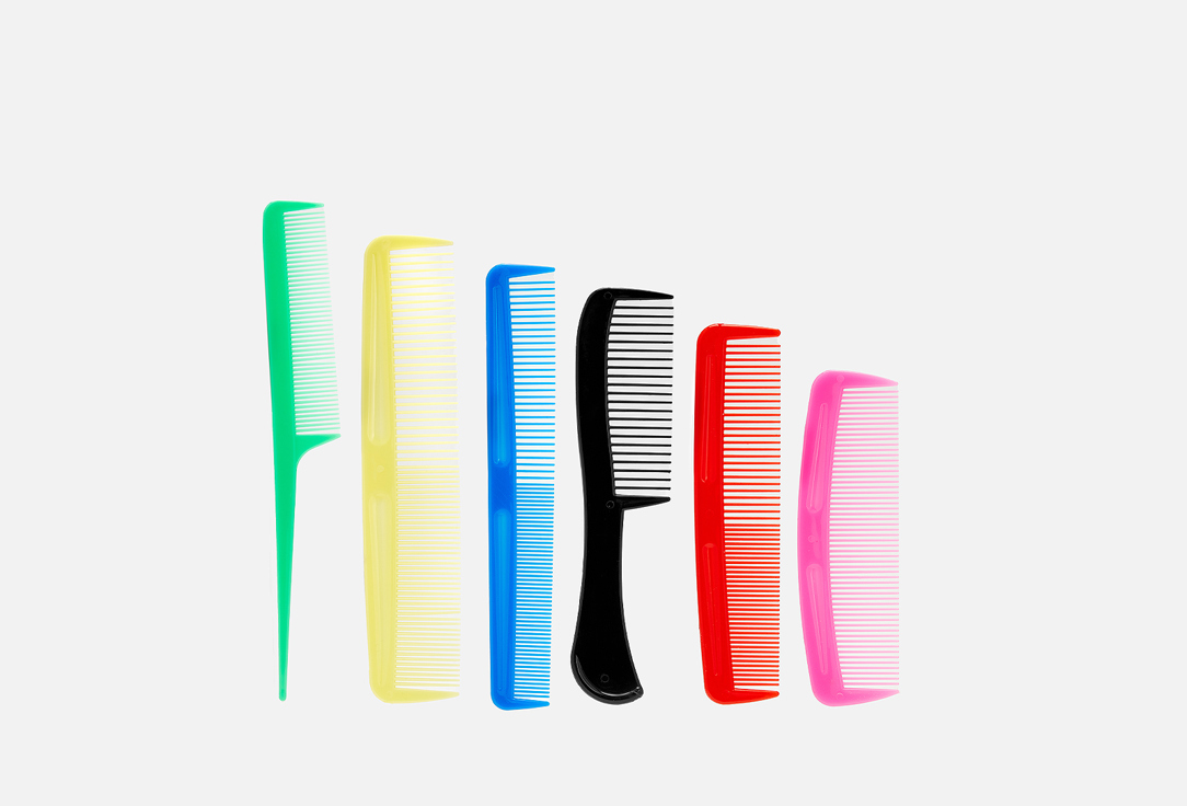 Hair comb set 6 шт