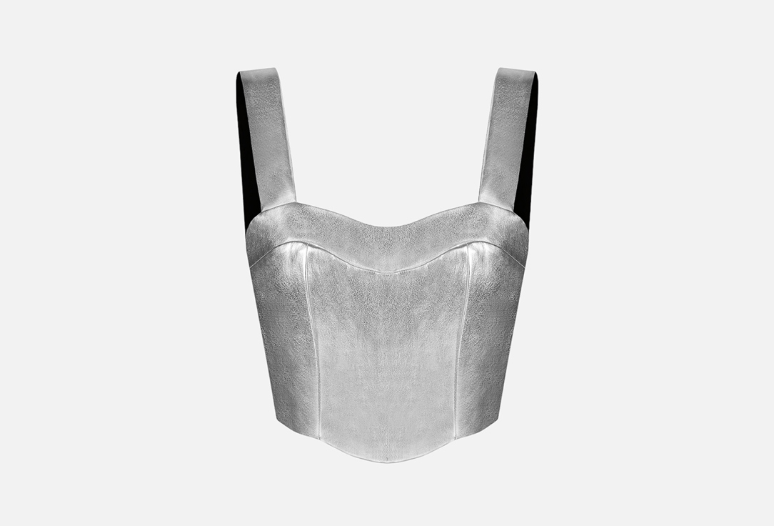 Изображение товара Корсетный топ VEROU Space oddity из металлизированной ткани