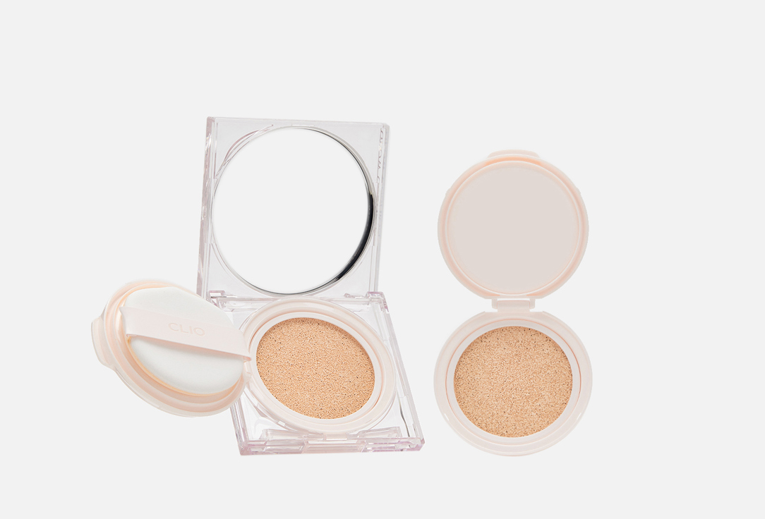 Тональный кушон с эффектом сияния SPF50+ CLIO Kill cover high glow cushion refill 30 г