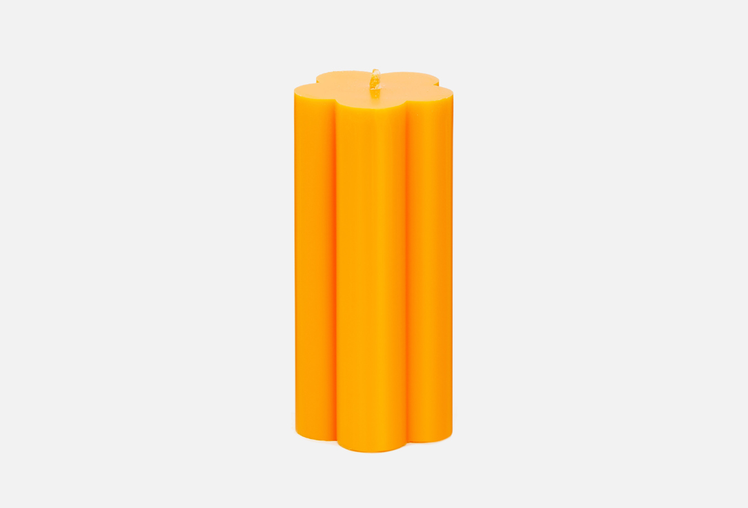 Свеча декоративная интерьерная BoomBloom DAISY | апельсиновый фреш 