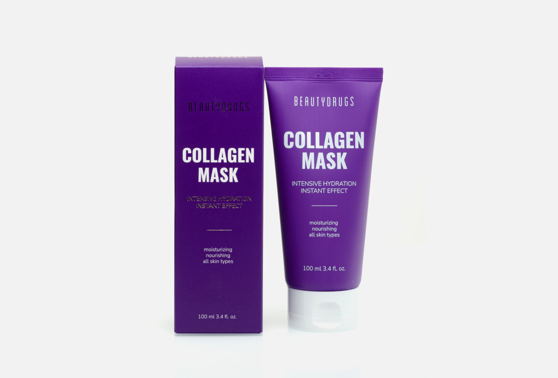 маска для лица горчинка арабики маска 100мл Коллагеновая маска для лица BEAUTYDRUGS Collagen Mask 100 мл