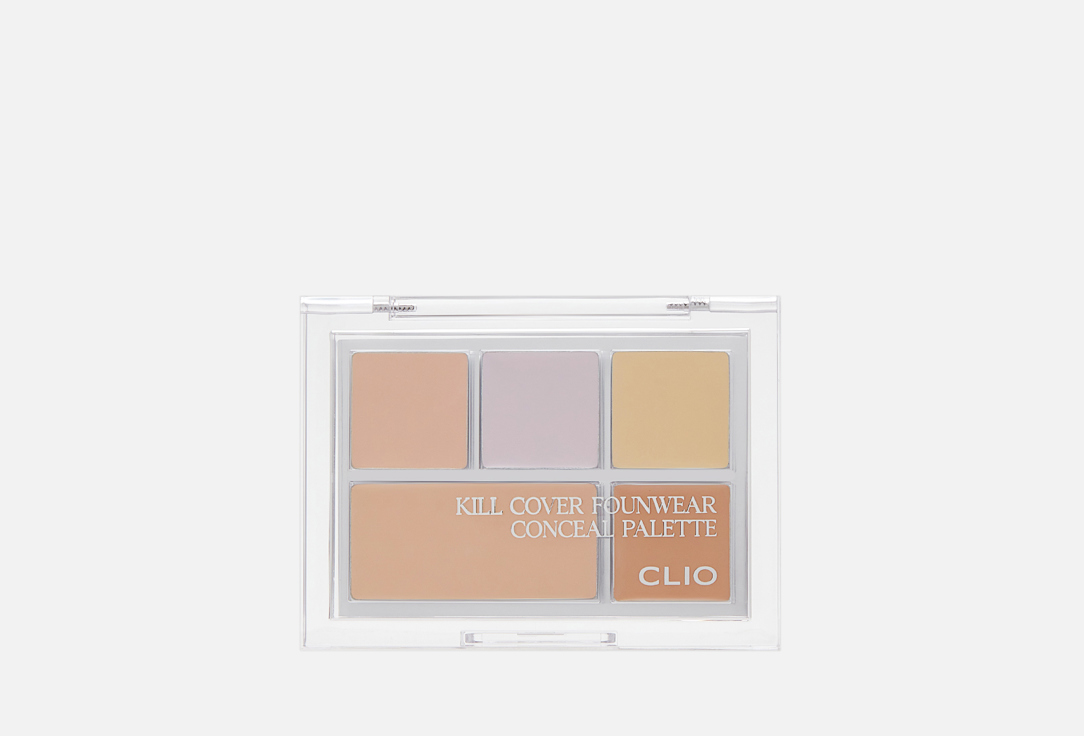 Палетка консилеров и корректоров CLIO Kill cover founwear conceal palette 6 г