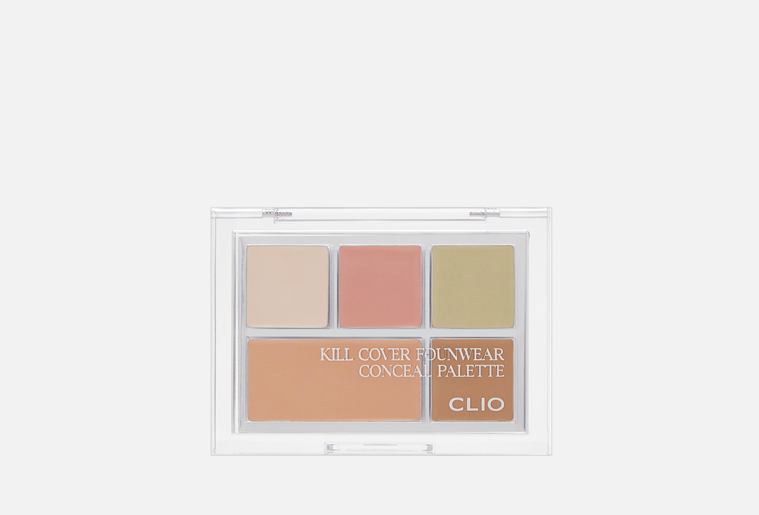 Изображение товара Палетка консилеров и корректоров Clio Kill cover founwear conceal palette