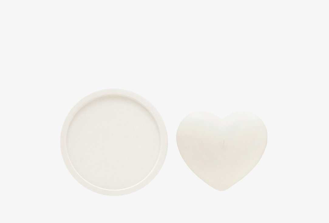 

Свеча NOTEM, Белый, Большое сердце Cream 1 шт