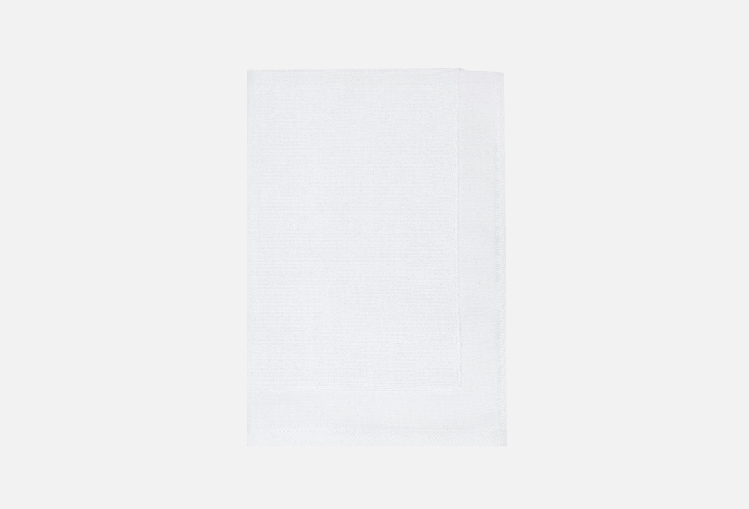 

Полотенце коврик для ног махровое НОЧЬ НЕЖНА, Белый, White, 50x70 1 шт