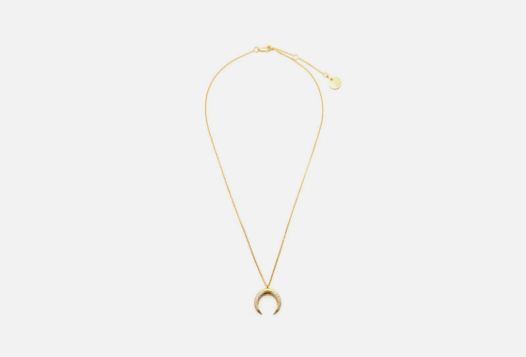 

Подвеска IS LOVE, Лунница прозрачные фианиты 1 шт