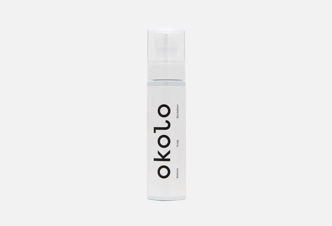 Обновляющая гель-сыворотка для волос и кожи головы OKOLO Refresh Scalp Revitaliser 100 мл двухфазная тонизирующая и освежающая сыворотка okolo smoothing dew drops 30 мл