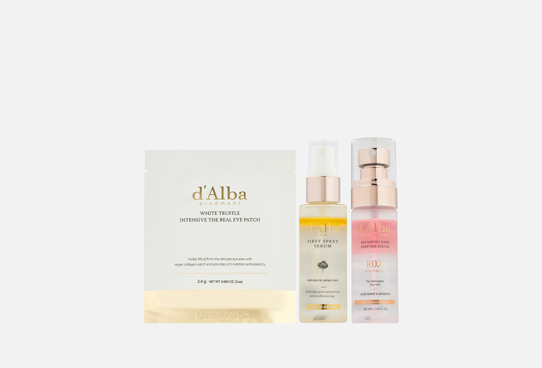 Подарочный набор для лица и волос d'Alba Gift set for facial and hair care 