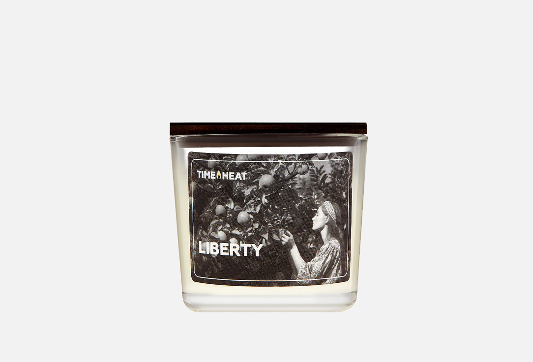 

Ароматическая свеча TIME HEAT, Белый, Liberty 80 мл