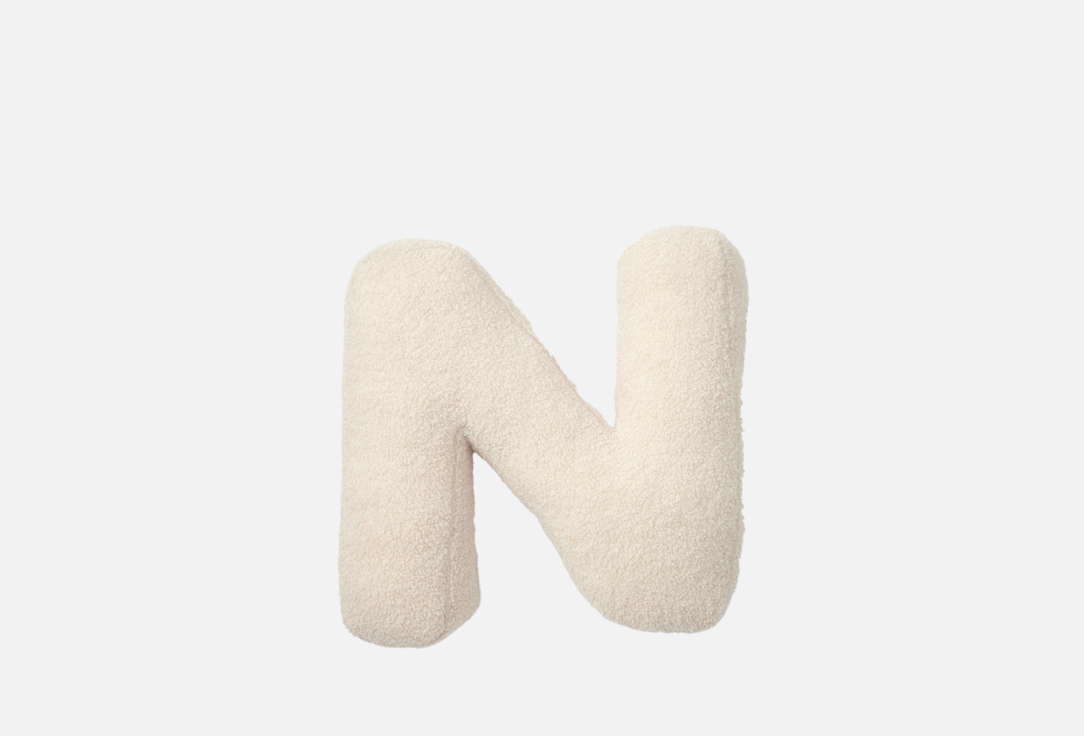 Изображение товара Буква-подушка MG HOME N, Мех барашек