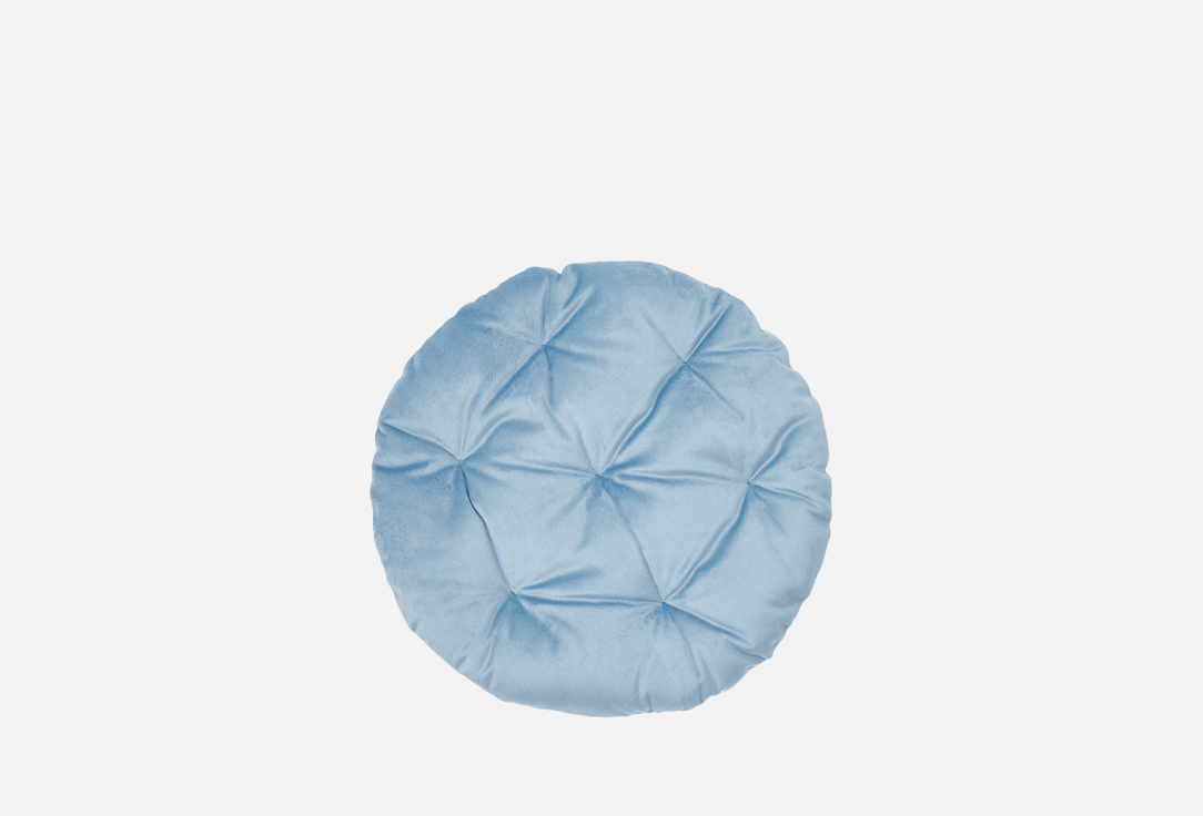 Подушка на стул MG HOME круглая Голубая 