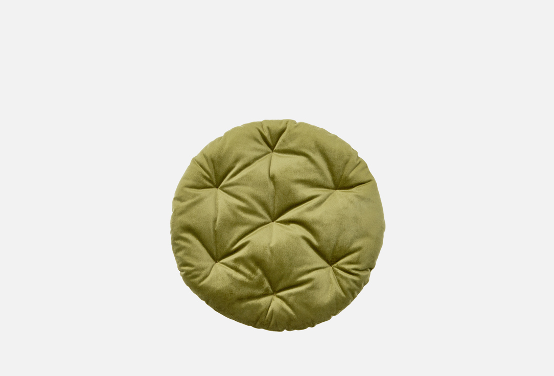 Подушка на стул MG HOME круглая Зеленая 