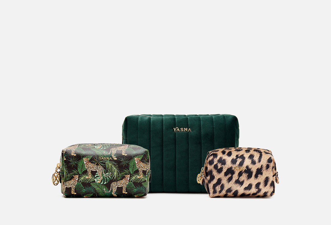 Изображение товара Набор из трёх косметичек YASNA Wild