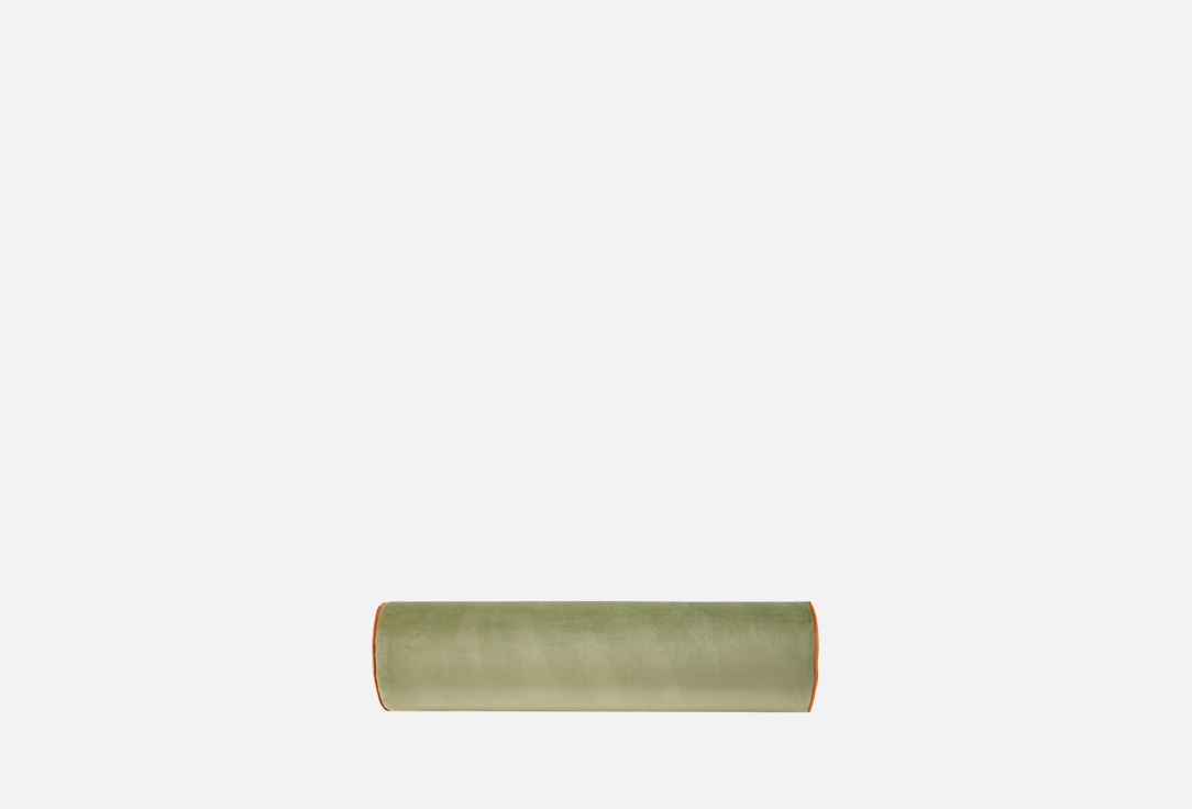 Подушка-валик MG HOME Зеленый с терракотовым кантом 1 шт dashkova home чёрный валик косточка для автомобиля dashkova home
