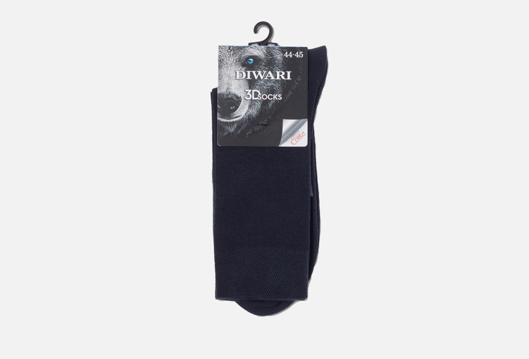Носки DIWARI 3dsocks темно-синие 44-45 мл носки мужские классические темно синие