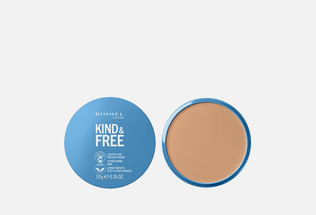 Изображение товара Пудровая тональная основа Rimmel Kind & Free для натурального макияжа и матирования 10 г